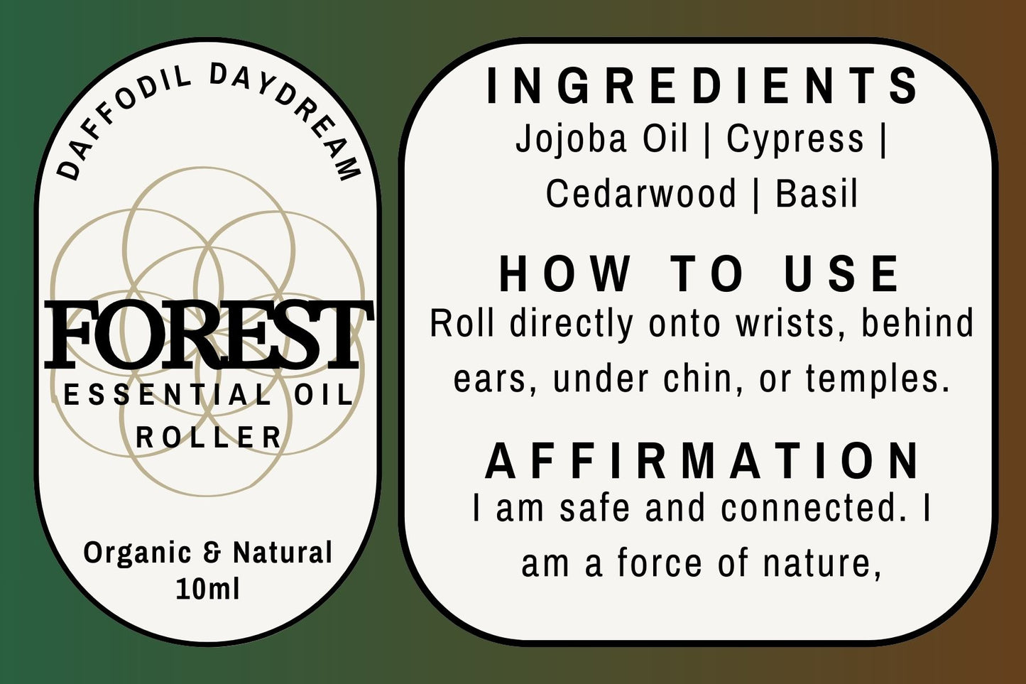 Forest Essential Oil Roller