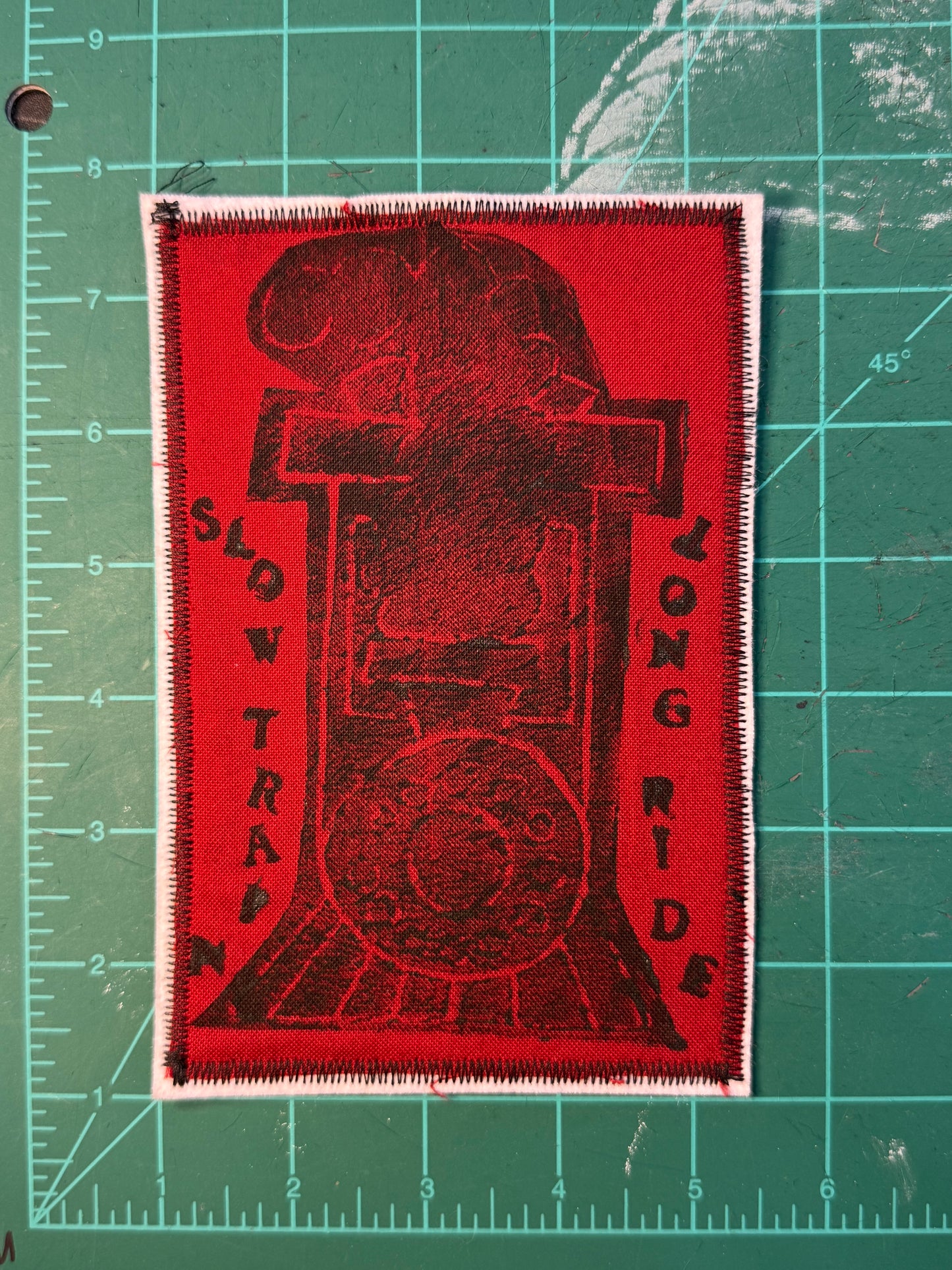 Slow Train/Long Ride Sew On Patch