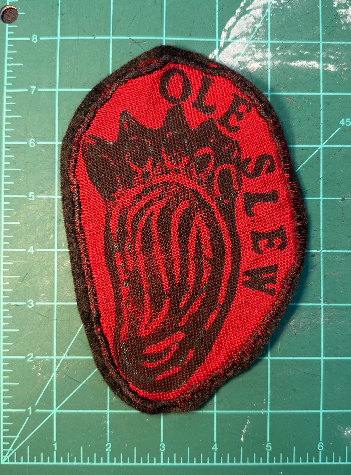 Ole Slew/Bear Tracks  Sew On Patch