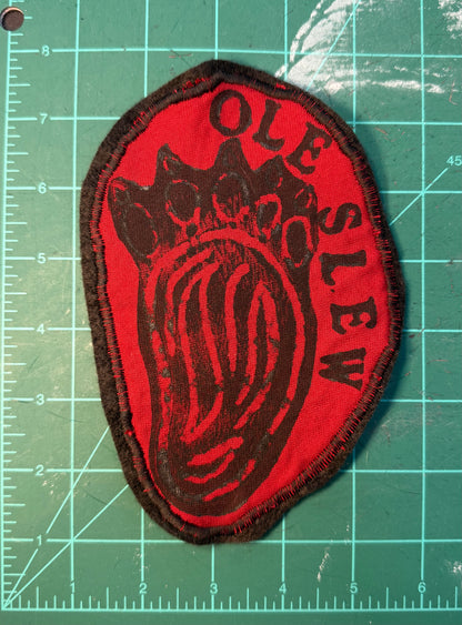 Ole Slew/Bear Tracks  Sew On Patch