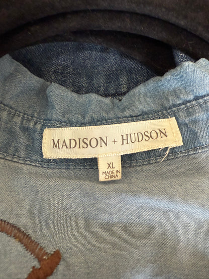 "Rising Sun" Denim Top