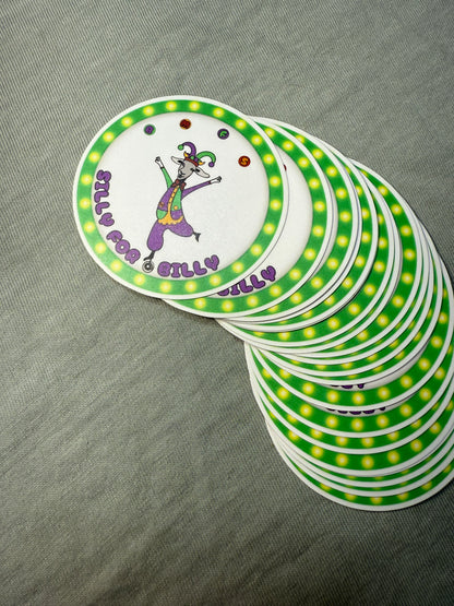 Silly For Billy Sticker