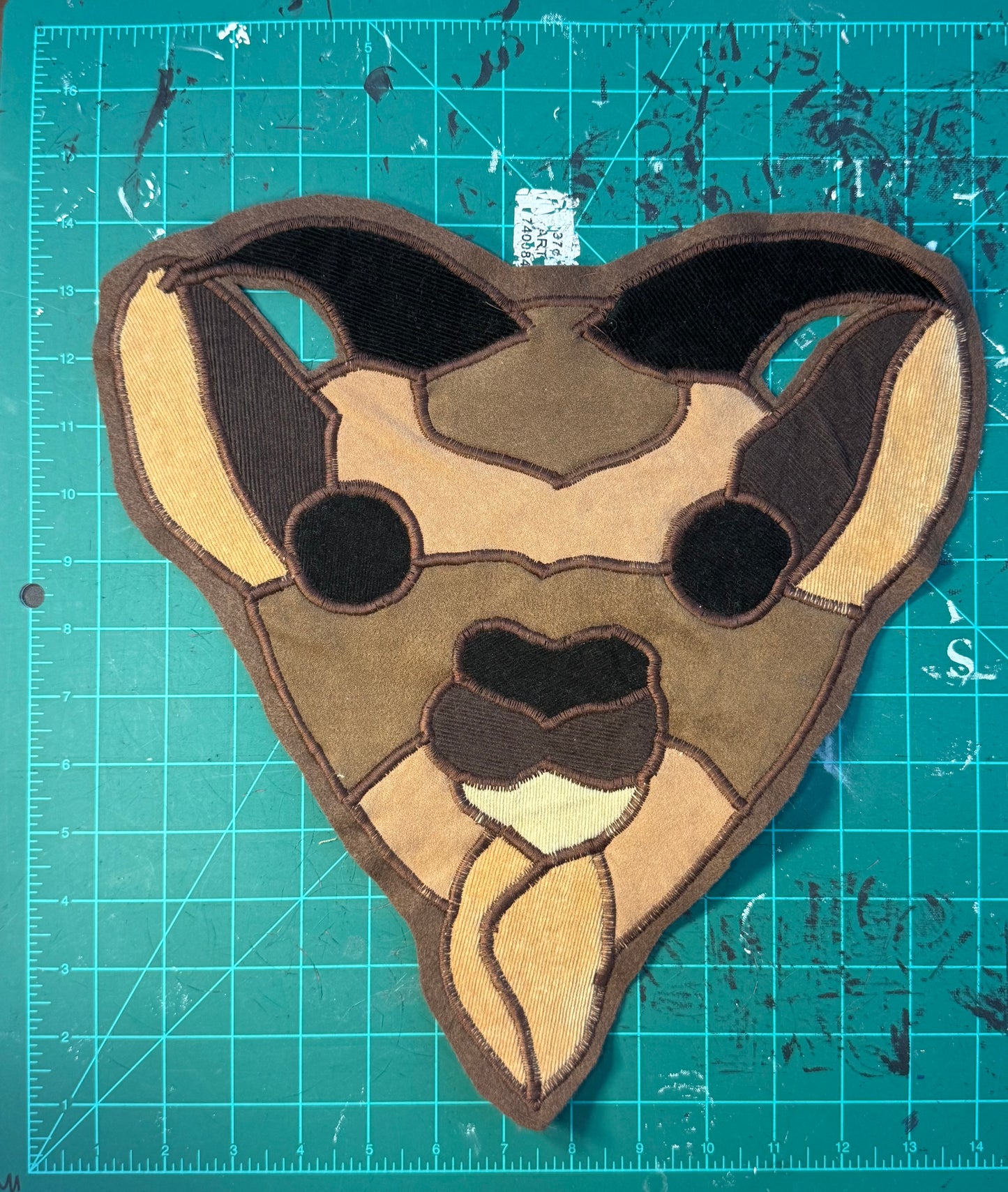Patchwork Goat Sew On Patch