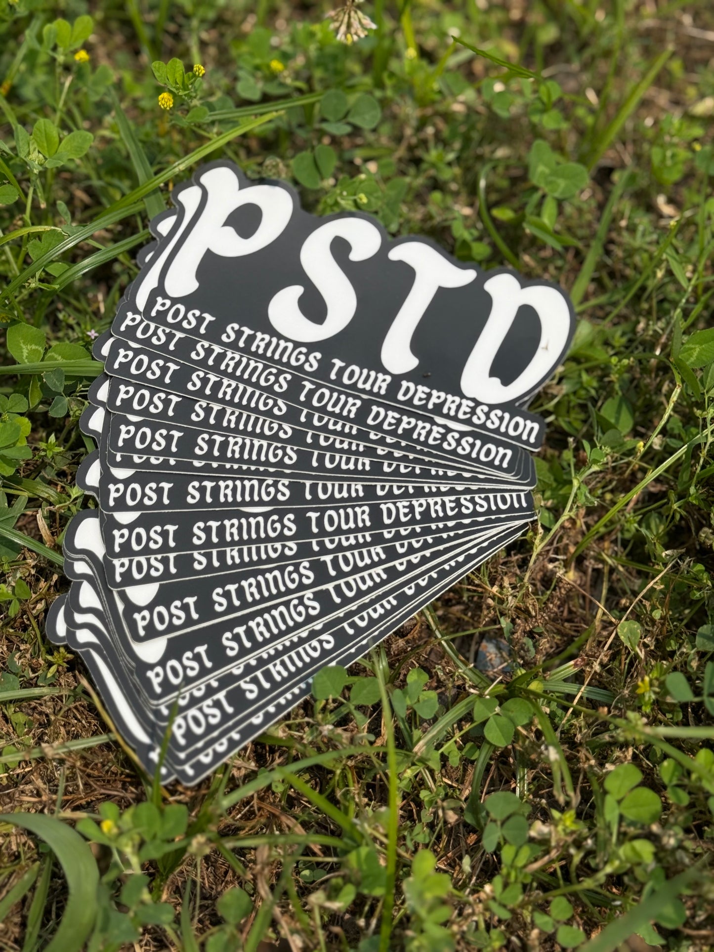 PSTD Post Strings Tour Depression Sticker