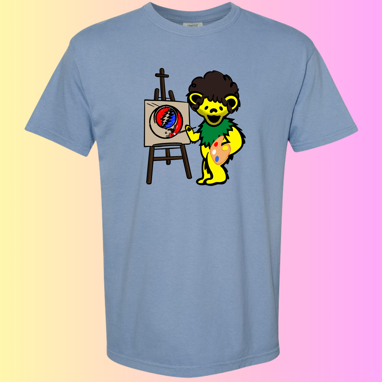 Bob Ross Bear T Shirt