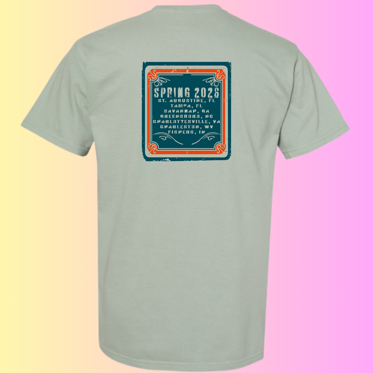 Spring Tour 2026 Wargasm Matches T Shirt