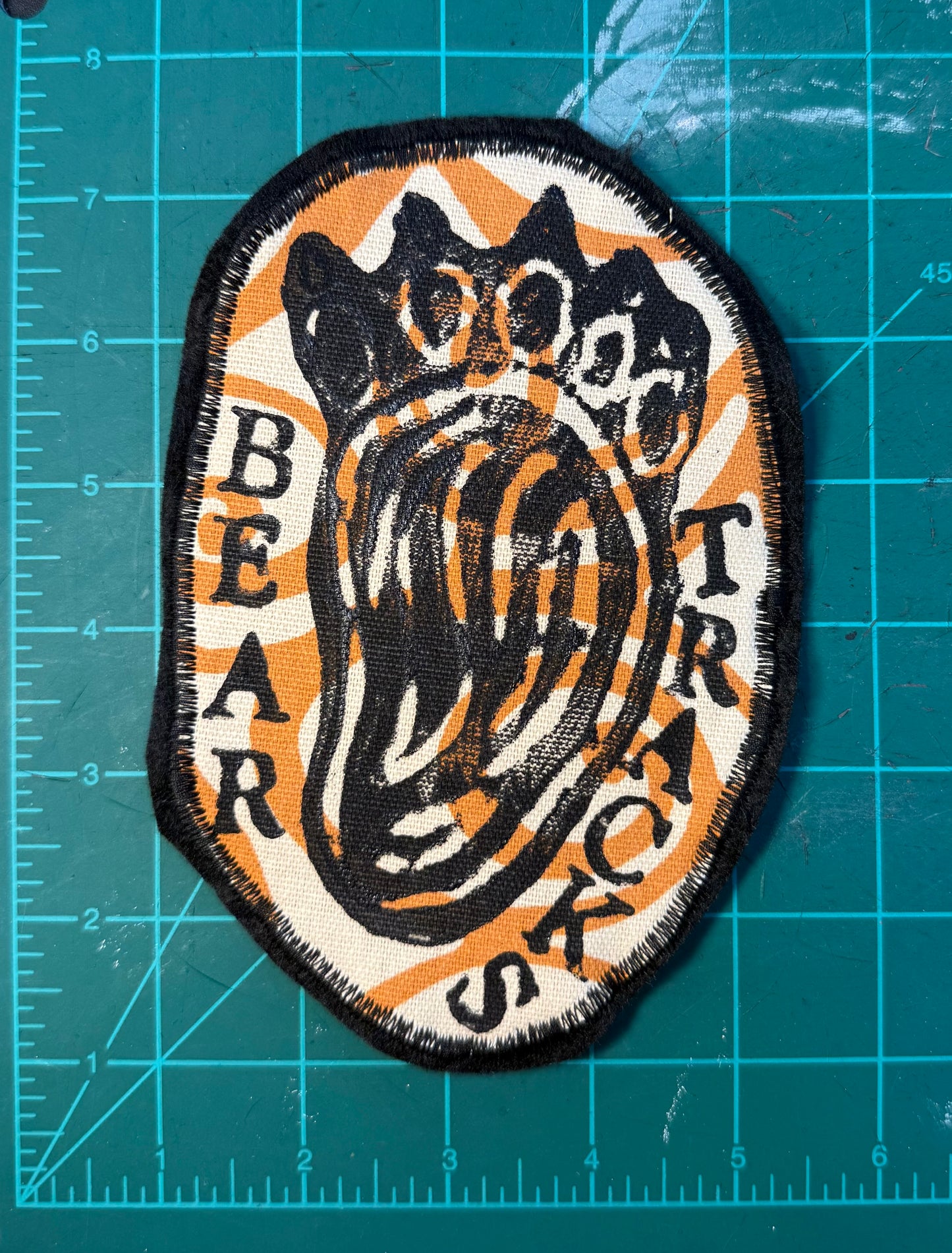 Ole Slew/Bear Tracks  Sew On Patch