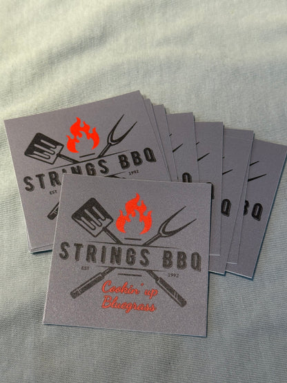 Strings BBQ Sticker