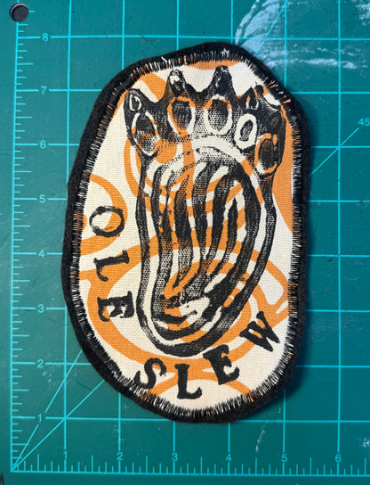 Ole Slew/Bear Tracks  Sew On Patch