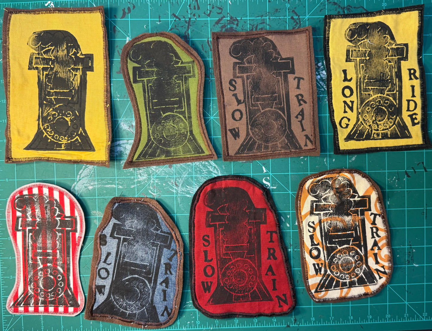 Slow Train/Long Ride Sew On Patch