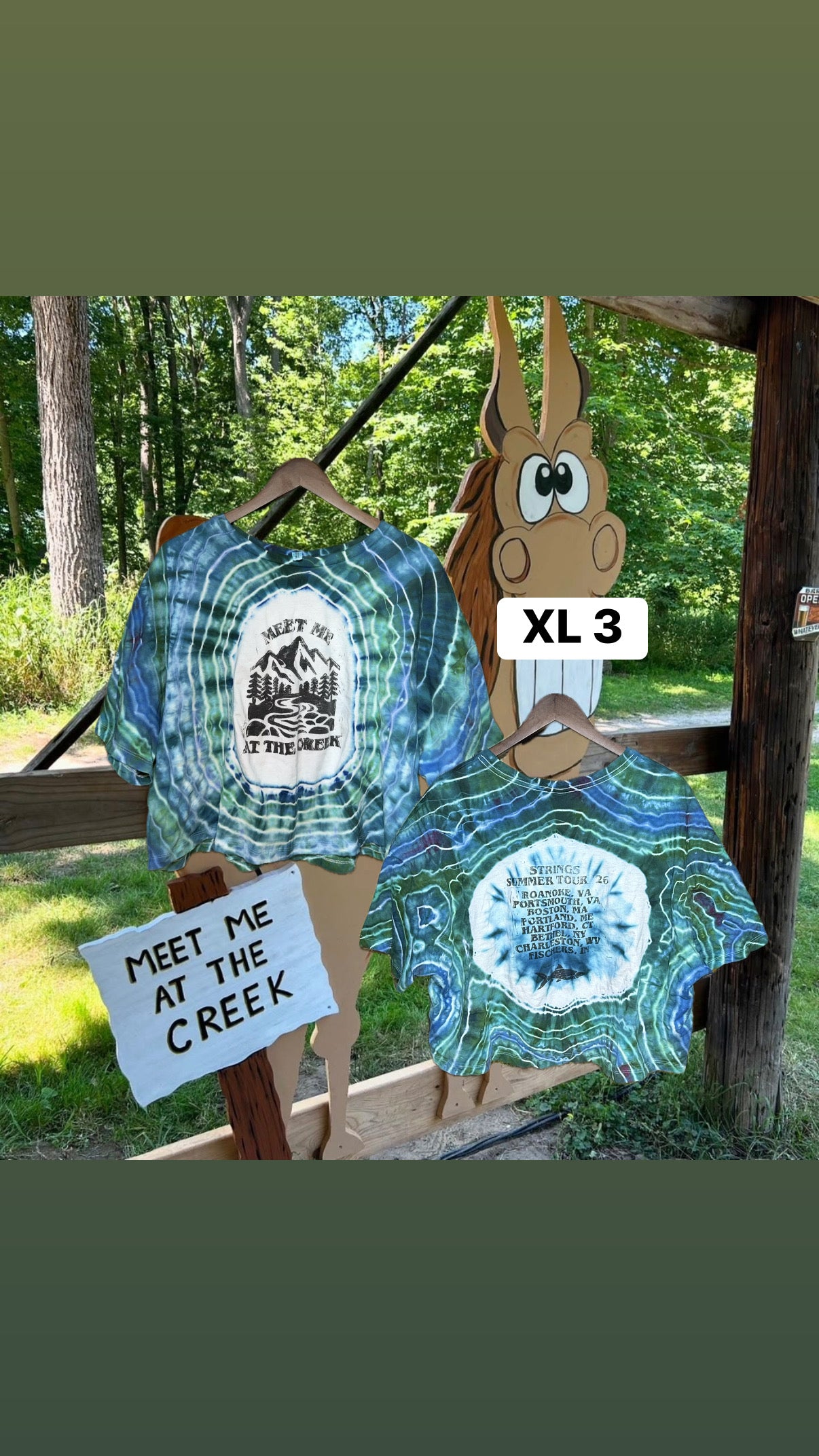 MMATC Ice Dye Tour Crop Top