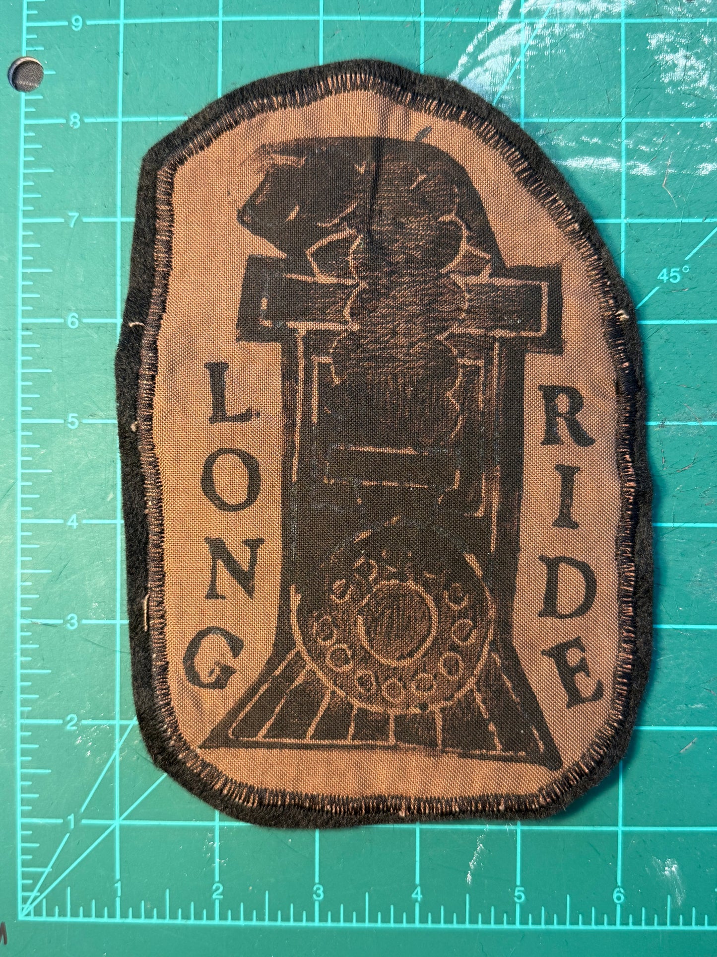 Slow Train/Long Ride Sew On Patch