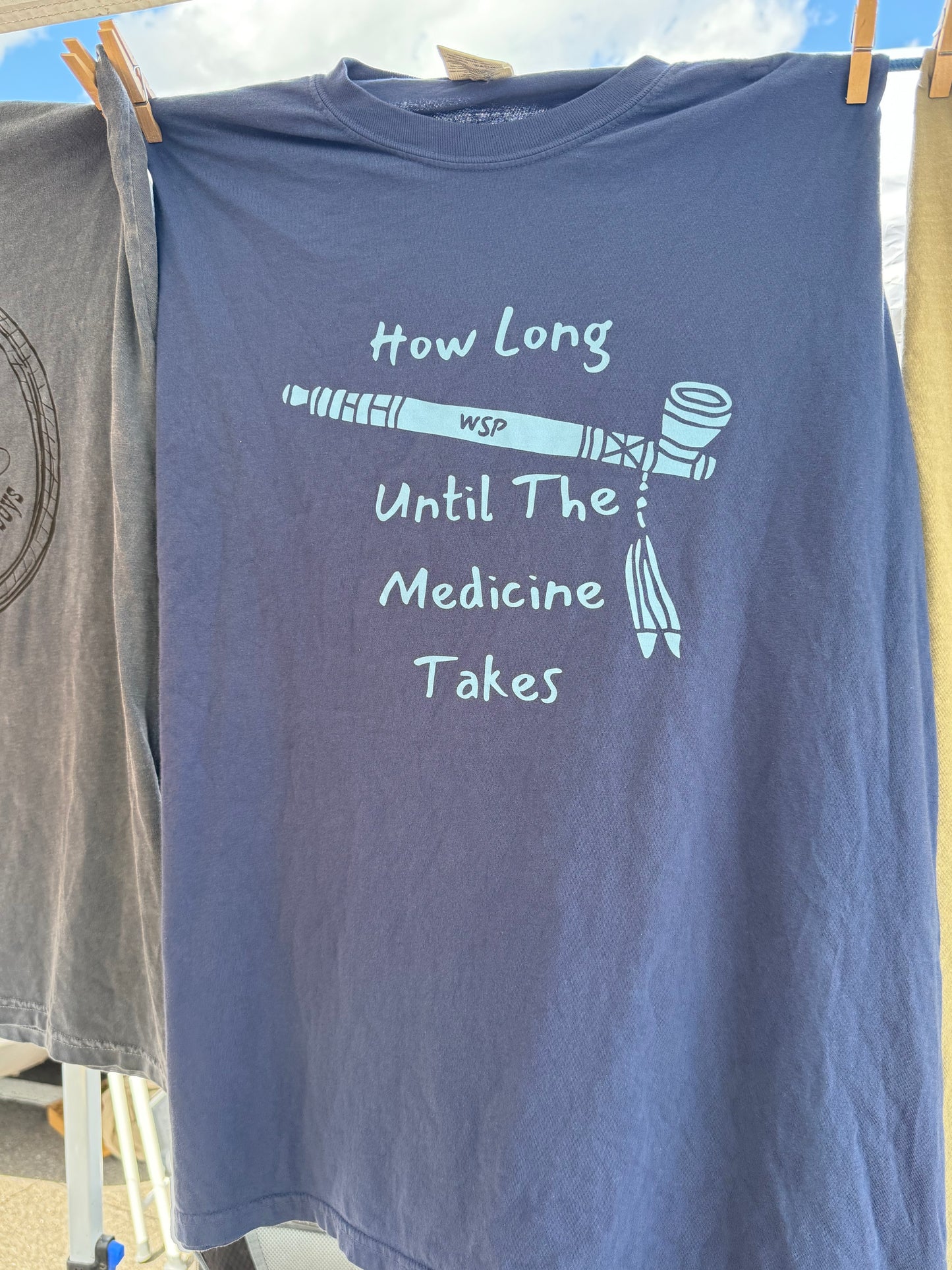 Blue Indian T Shirt/Hoodie