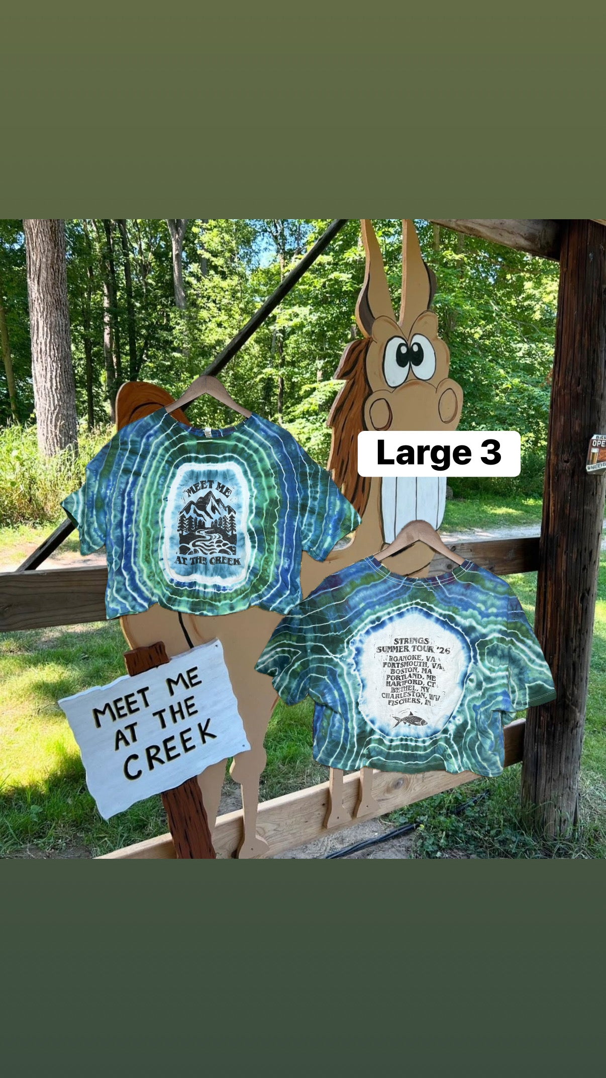 MMATC Ice Dye Tour Crop Top