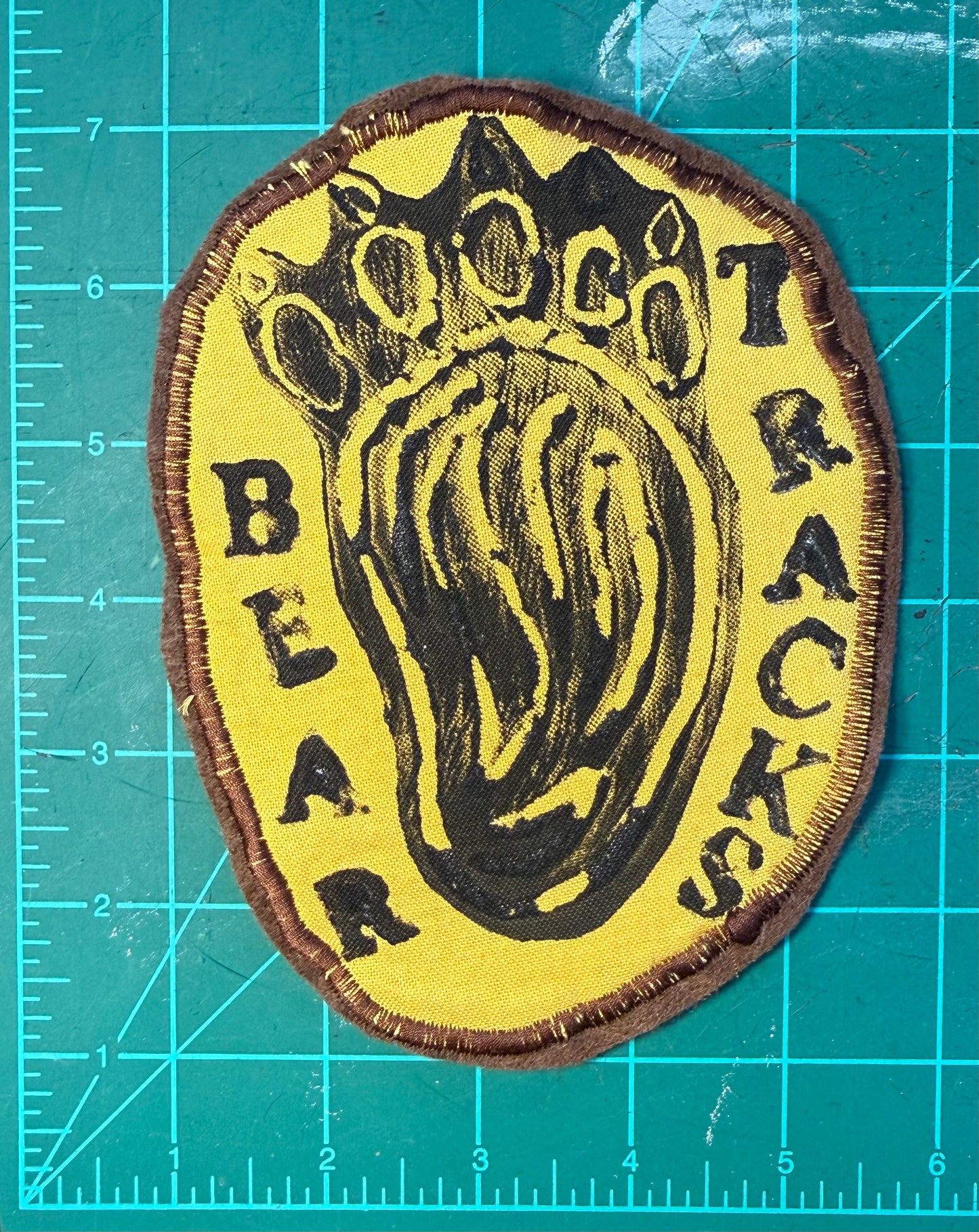 Ole Slew/Bear Tracks  Sew On Patch