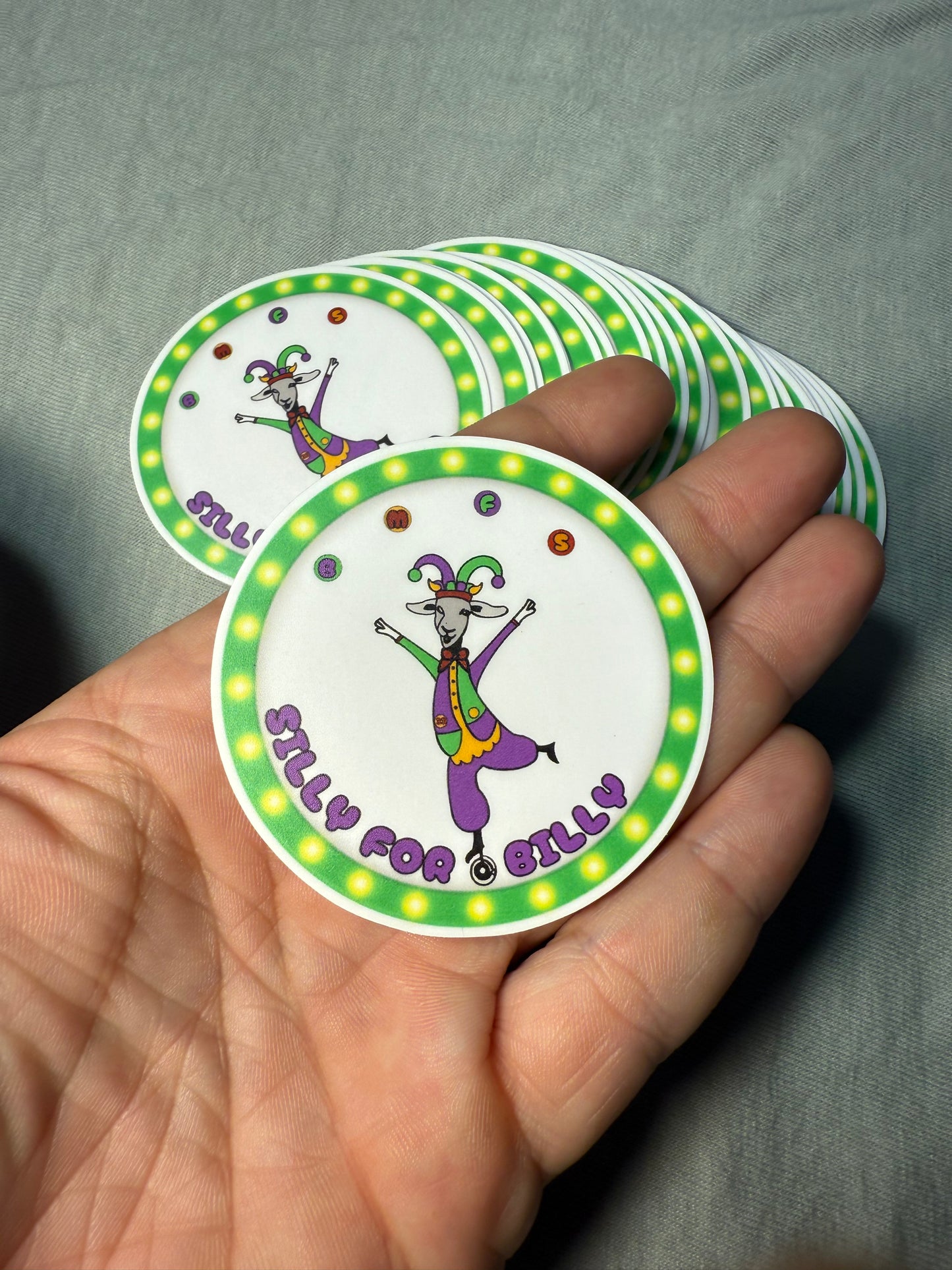 Silly For Billy Sticker