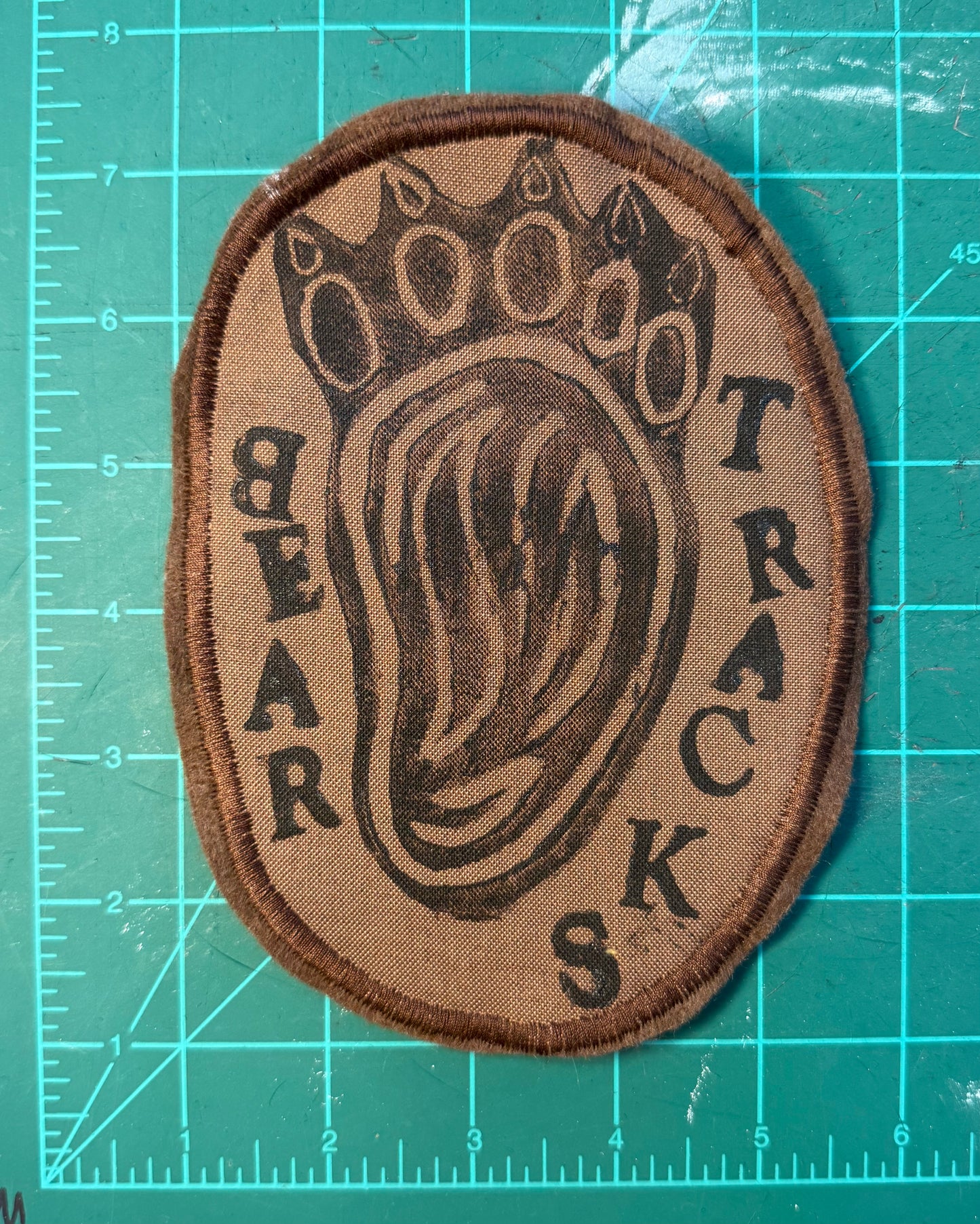 Ole Slew/Bear Tracks  Sew On Patch