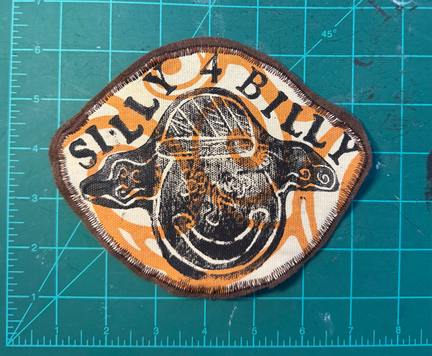 Silly 4 Billy/Clown Sew On Patch