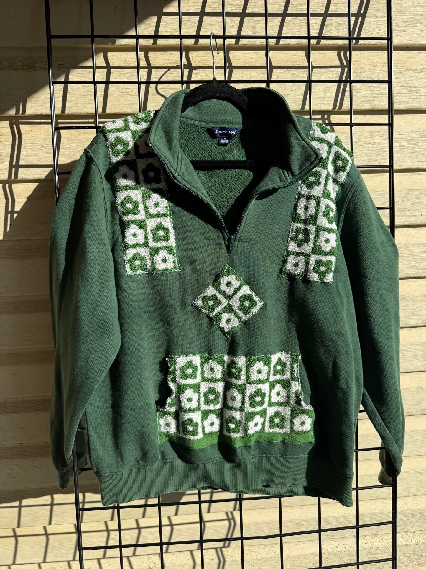 Upcycled Green Pull Over