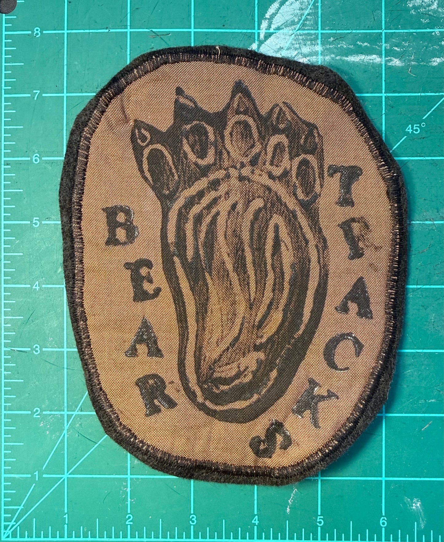 Ole Slew/Bear Tracks  Sew On Patch