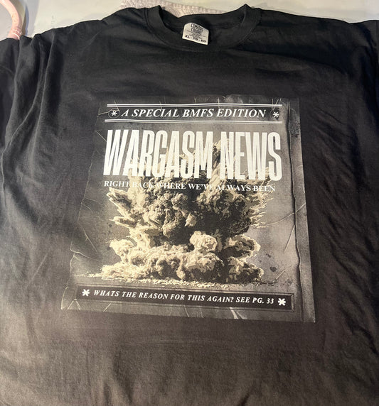 Wargasm/Newsgasm T Shirt