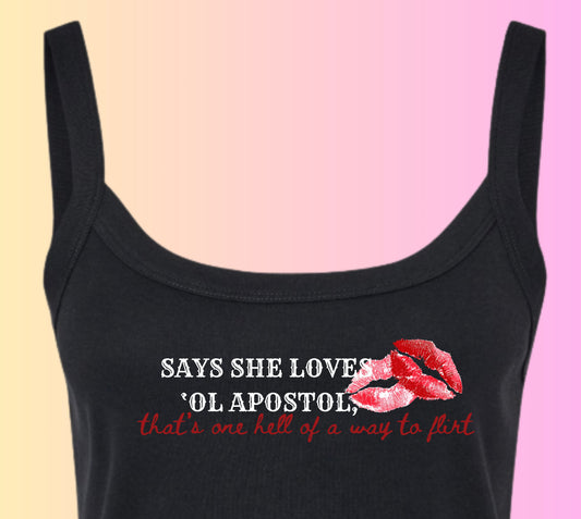 Shoot The Gun Ladies Crop Tank/Hoodie