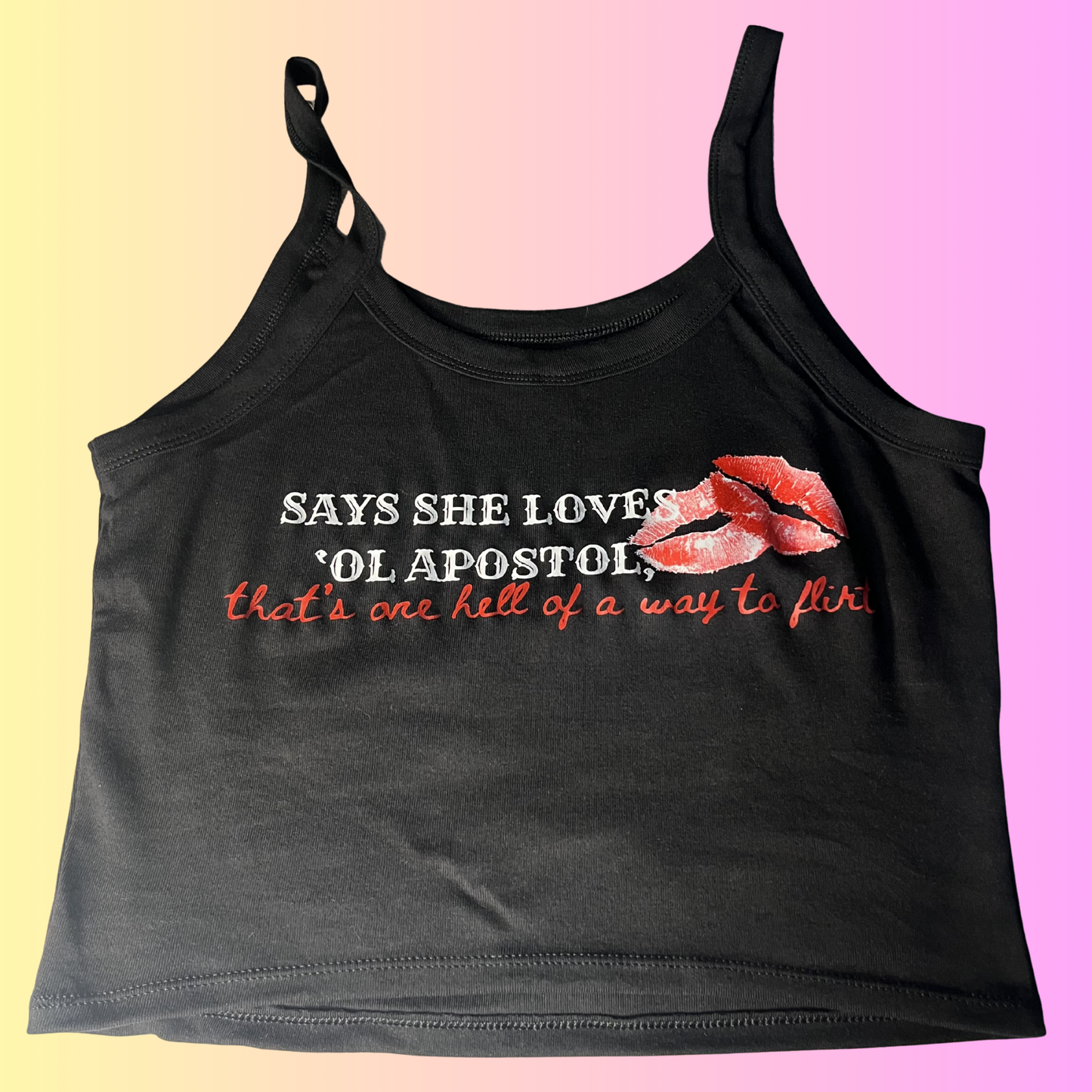 Shoot The Gun Ladies Crop Tank/Hoodie
