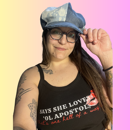 Shoot The Gun Ladies Crop Tank/Hoodie