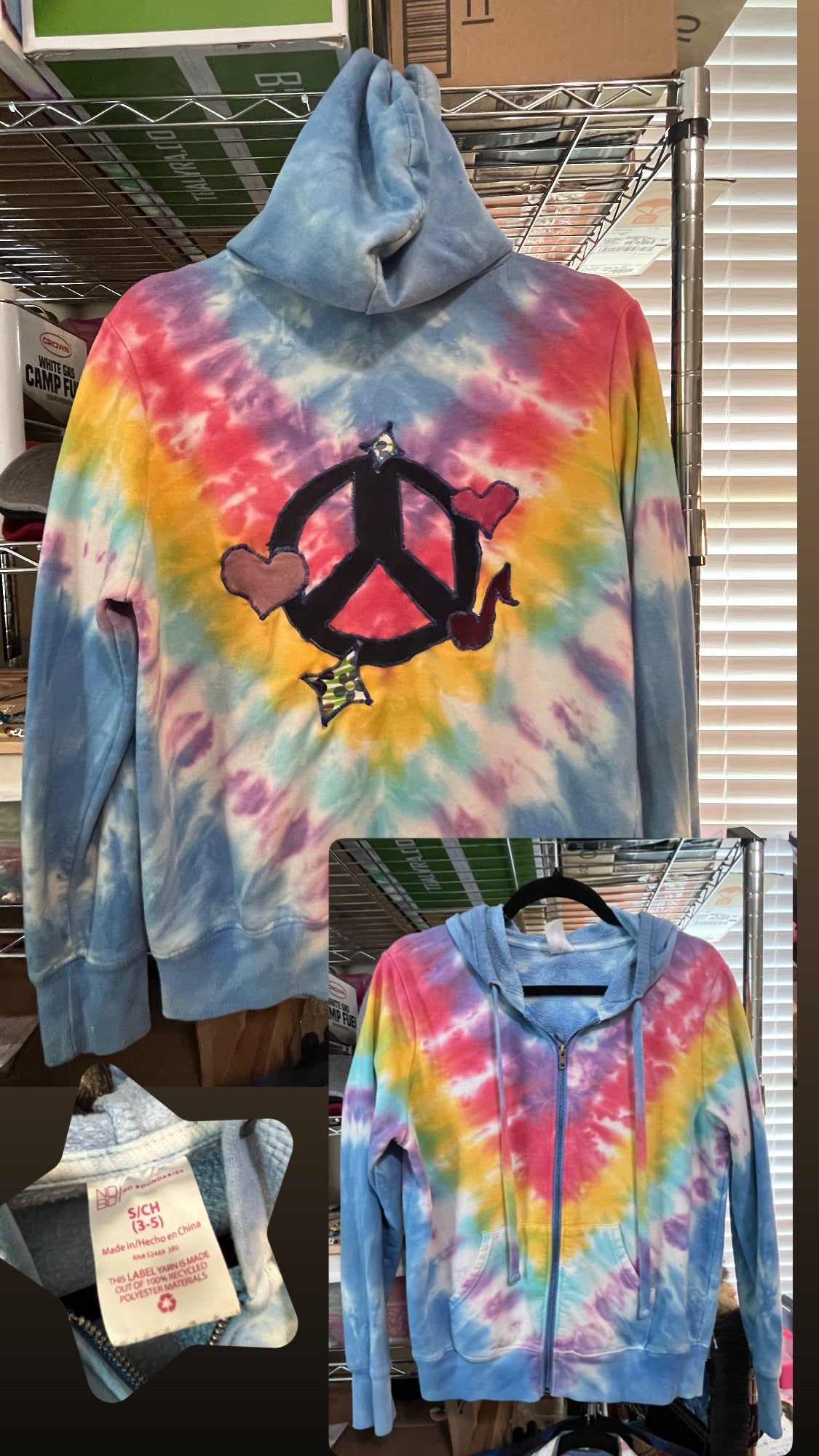 Peace, Love, Music Hoodie