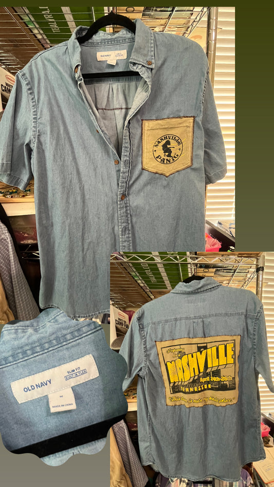 Nashville Panic '25 Denim Shirt
