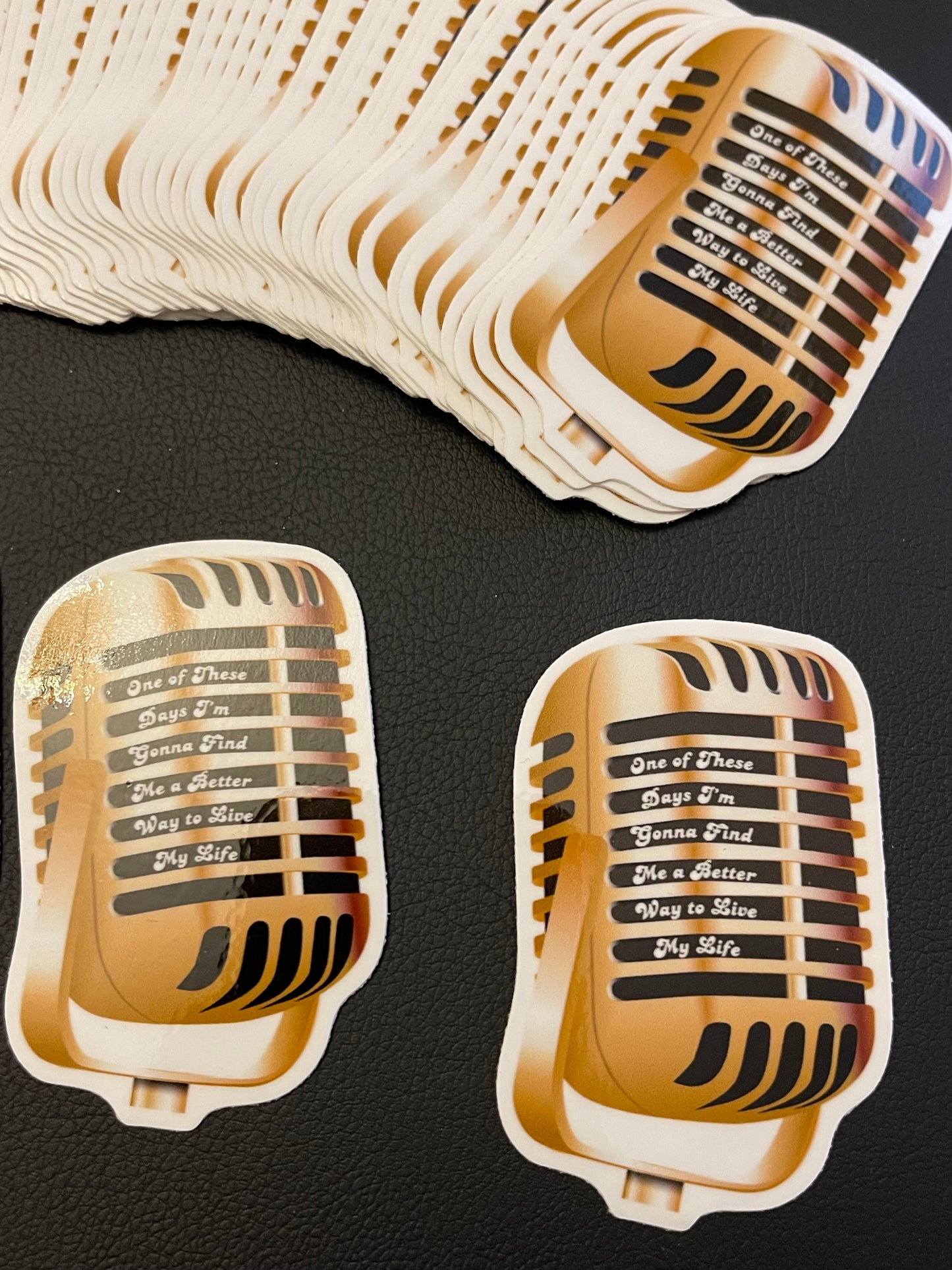 Richard Petty Microphone Sticker