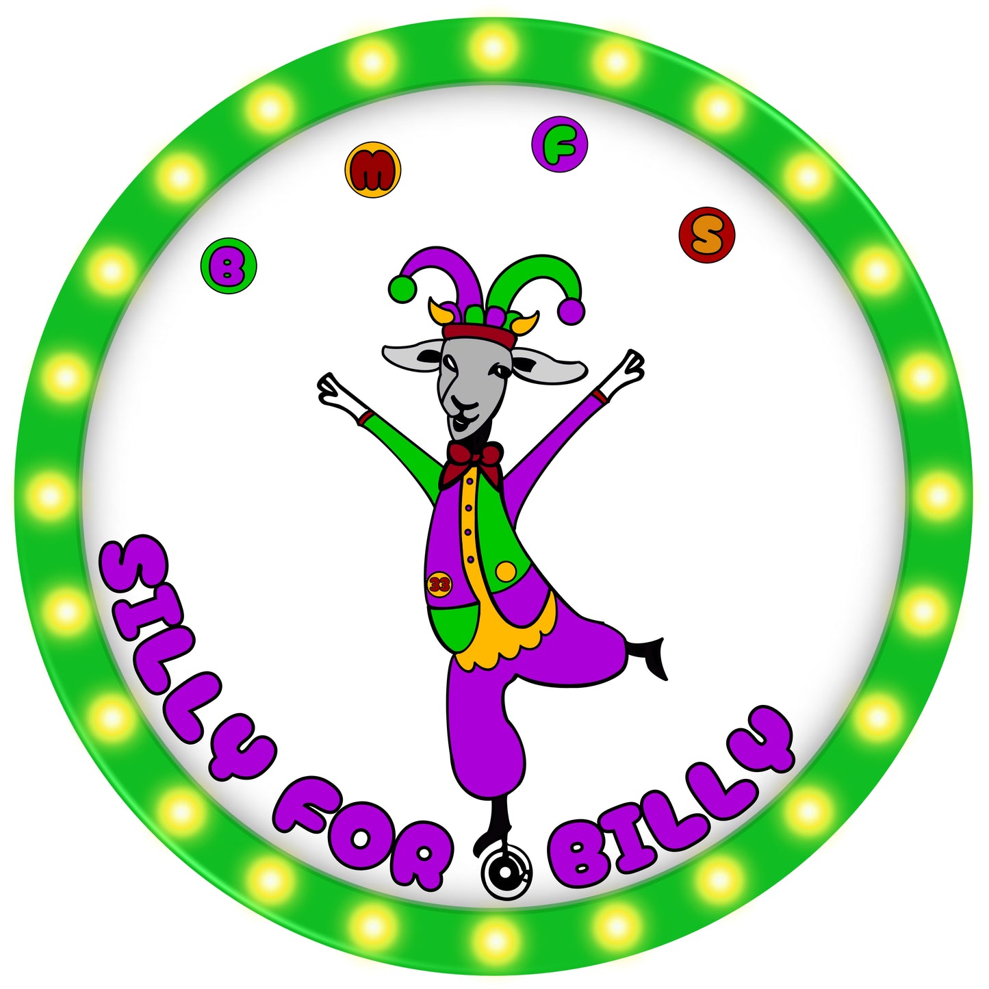 Silly For Billy Sticker