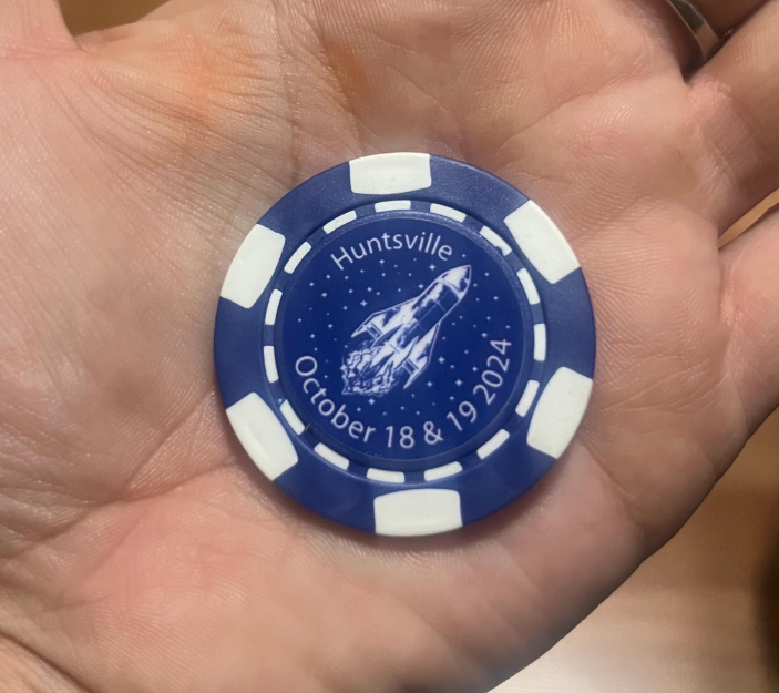 Huntsville Guild The Lily BMFS Poker Chip